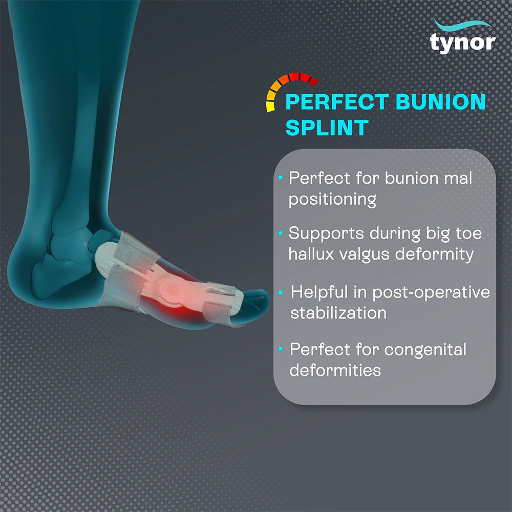 Correcteur Hallux Valgus Tynor - vue portée