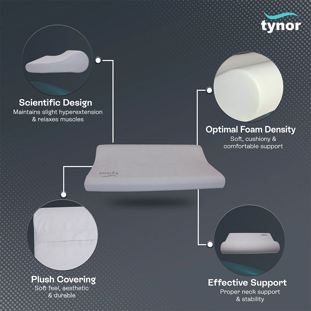 Oreiller cervical Tynor - détails