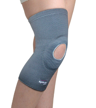 Genouillère ergonomique à rotule ouverte pour soutien et mobilité du genou