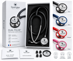 Stéthoscope Spengler Dual Pulse avec coffret, accessoires et coloris